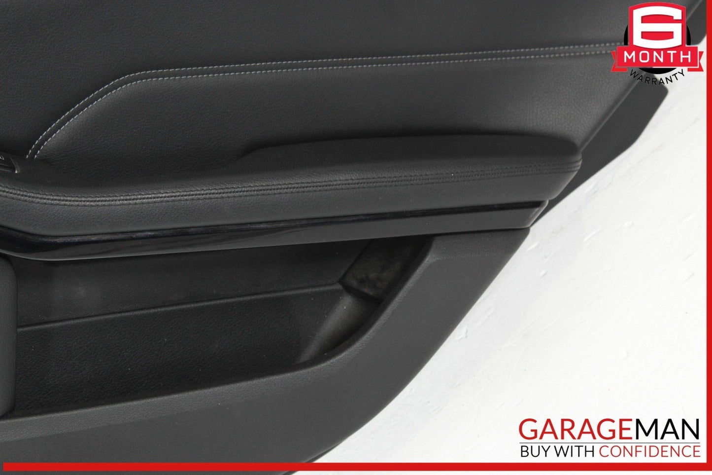 14-16 Mercedes W212 E350 E550 Rear Right Interior Door Panel Leather Black OEM