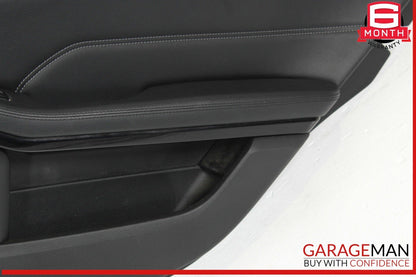 14-16 Mercedes W212 E350 E550 Rear Right Interior Door Panel Leather Black OEM
