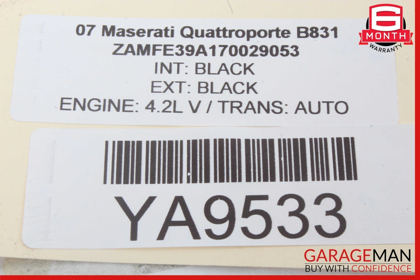 03-13 Maserati Quattroporte M139 Left Side B-Pillar AC A/C Air Vent Black OEM