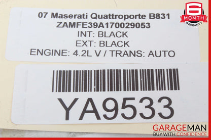 03-13 Maserati Quattroporte M139 Left Side B-Pillar AC A/C Air Vent Black OEM
