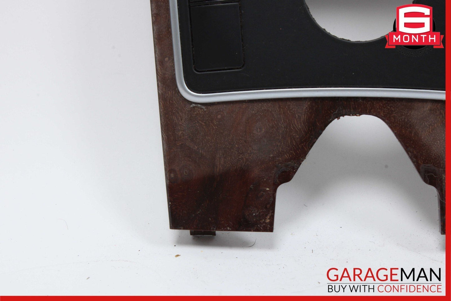 10-13 Mercedes W212 E350 E400 E550 Center Console Switch Trim Cover Bezel Wood