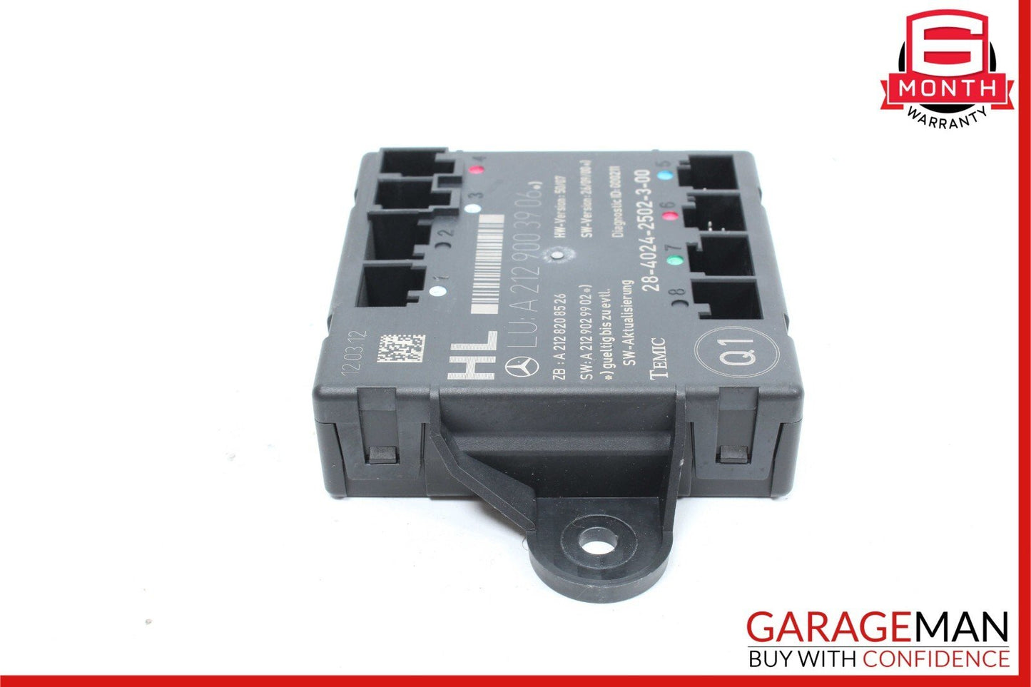08-18 Mercedes W204 C250 C63 AMG E350 Rear Left Side Door Control Module OEM