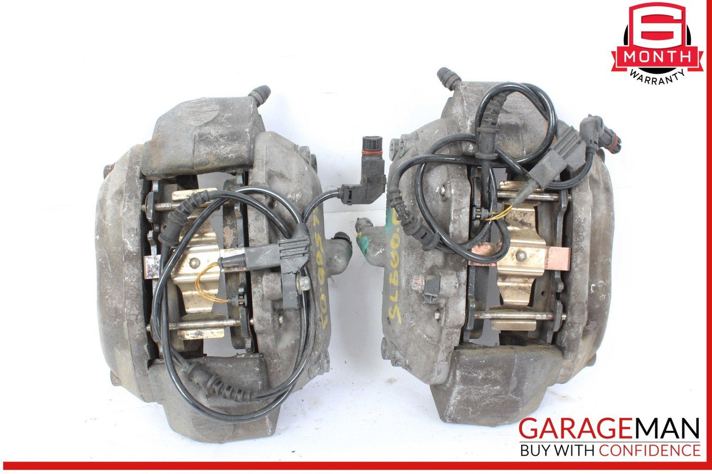 03-06 Mercedes R230 SL500 Front Left & Right Brake Calipers Caliper Set of 2 Pc