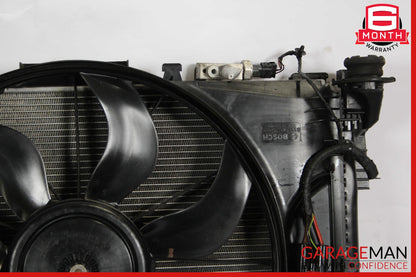 12-15 Mercedes R172 SLK250 Radiator Cooling Fan Motor AC Condenser Assy OEM