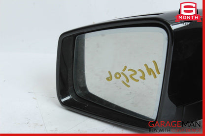 08-14 Mercedes W204 C250 C300 Front Left Side Mirror Rear View Door Black OEM