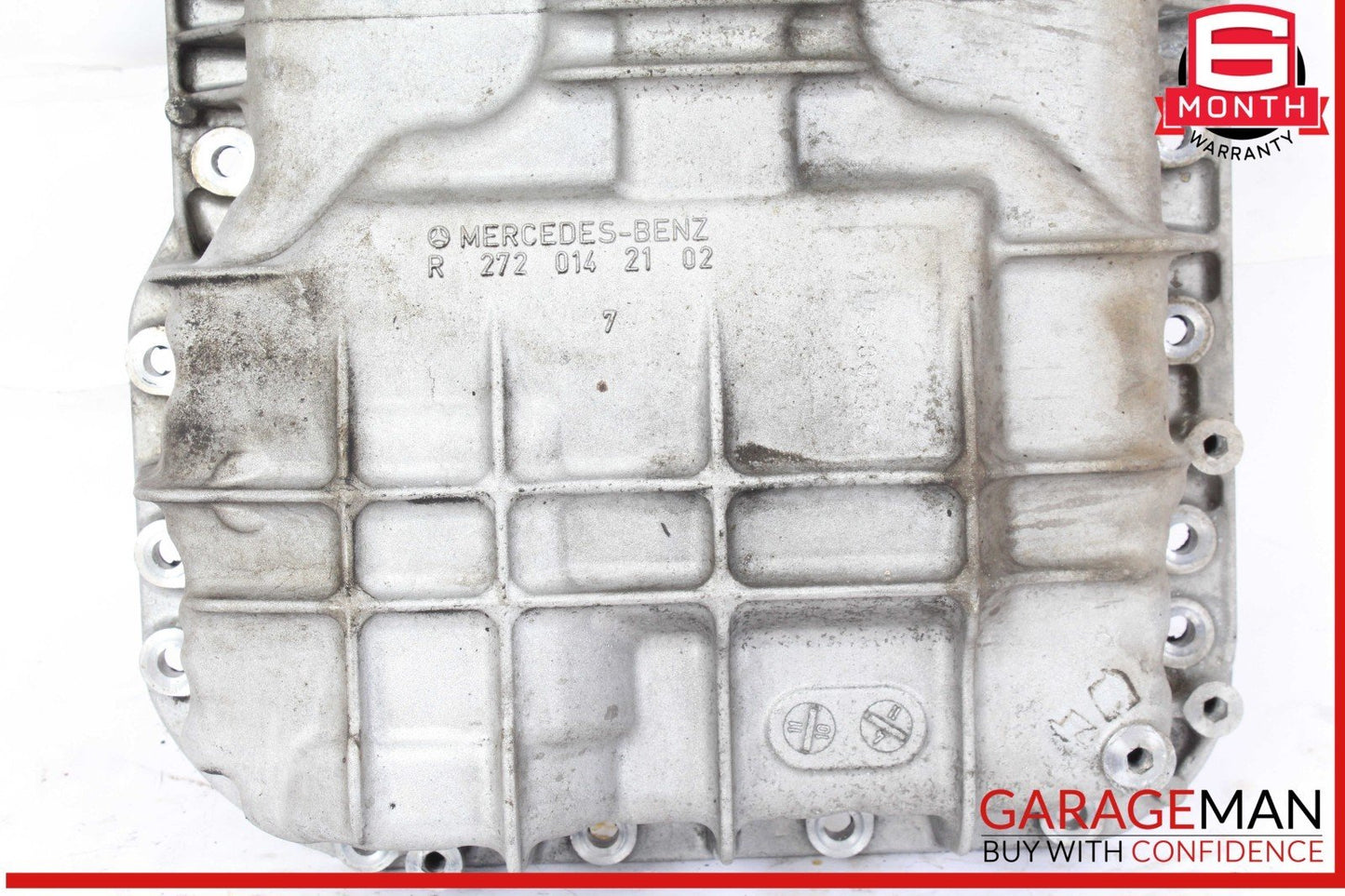 05-11 Mercedes W204 C300 Engine Upper Oil Sump Baffle Pan 2720142102 OEM