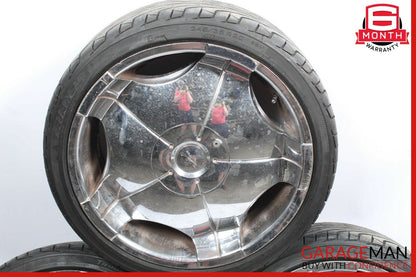 Mercedes W220 S500 S600 CL500 Staggered Wheel Tire Rim Set of 4 Pc R20 8.5x20