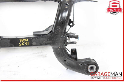 14-19 BMW X5 X6 F15 F16 Rear Subframe Crossmember Axle Cradle Carrier OEM