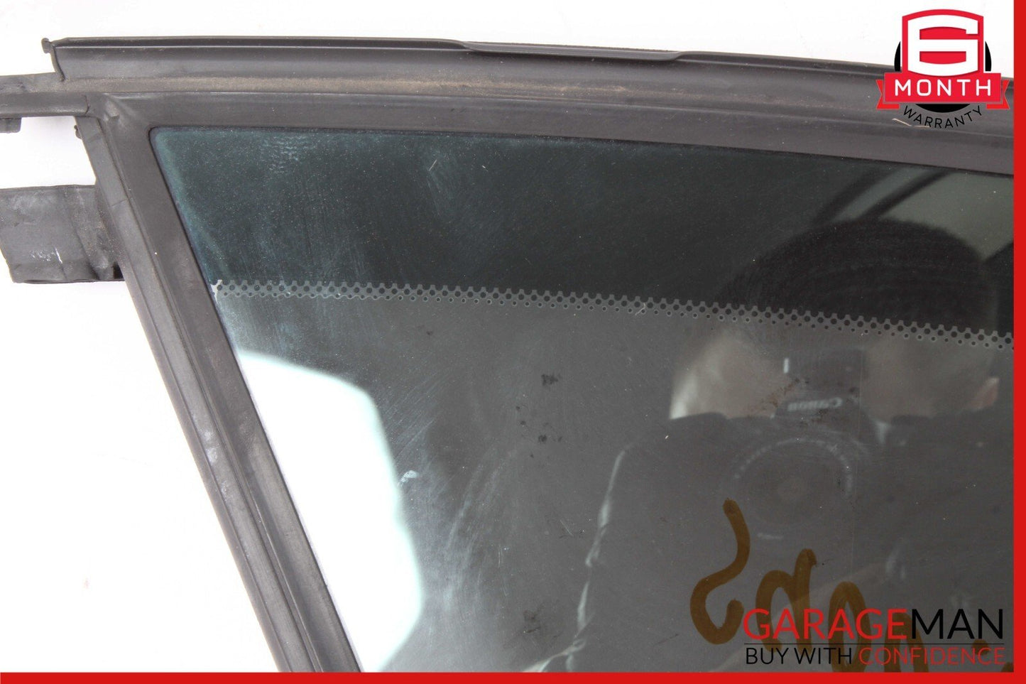 07-13 Mercedes W221 S400 S63 AMG Quarter Window Glass Rear Left Driver Side OEM