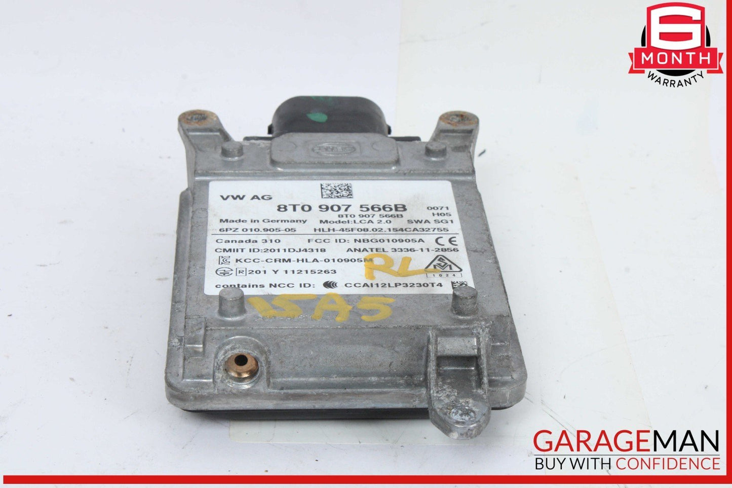 13-17 Audi A5 A4 Q5 Rear Right Side Blind Spot Radar Sensor Module 8T0907566B