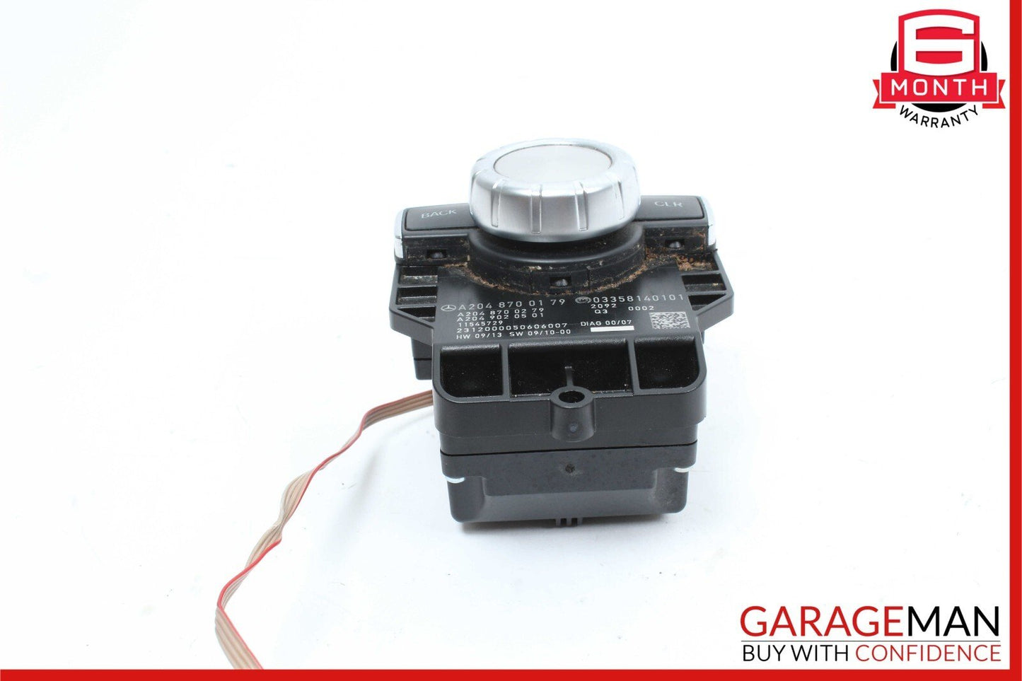 12-15 Mercedes W204 C250 E400 Console Head Unit Controller Knob Multi Switch OEM