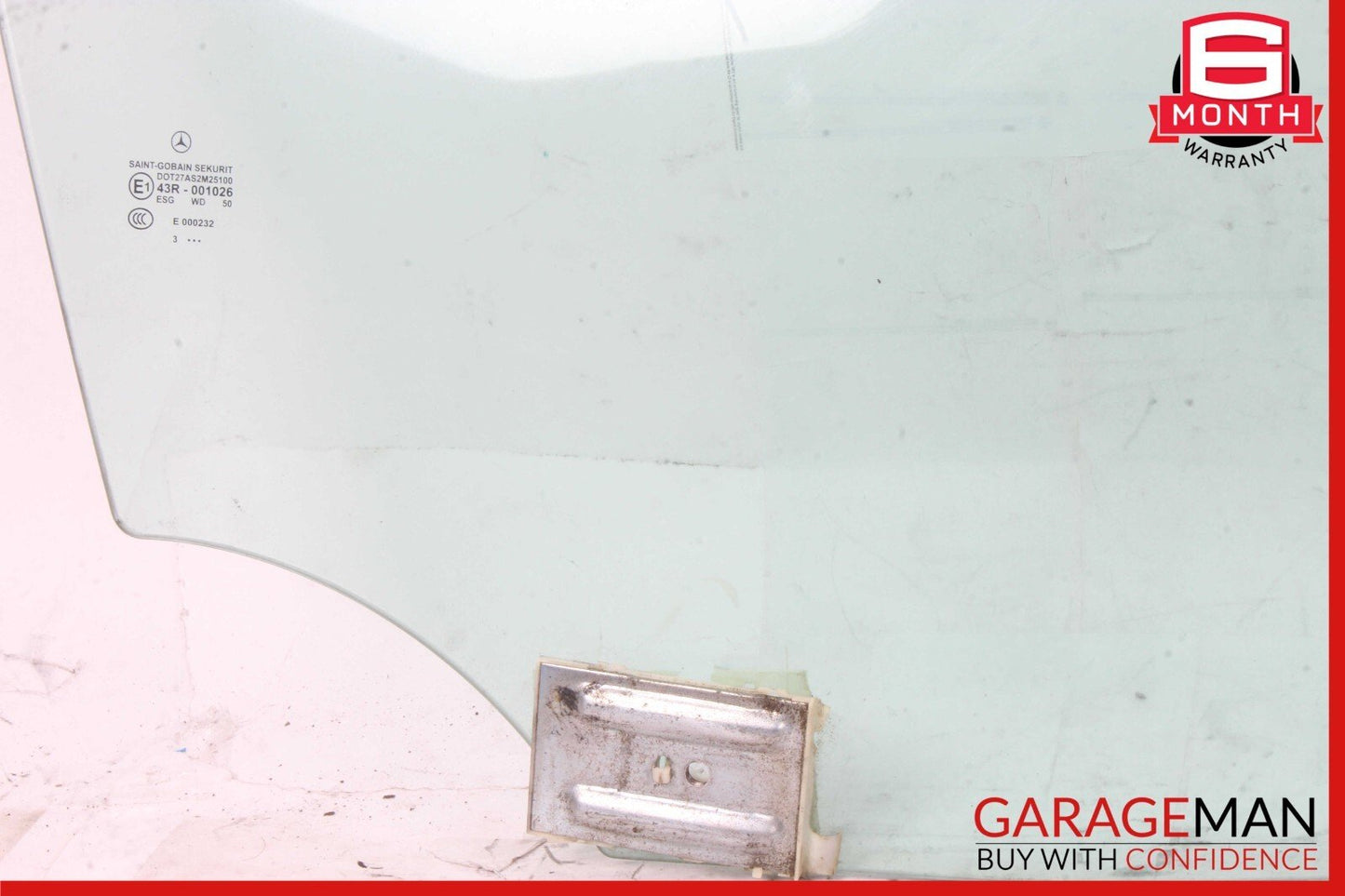 03-12 Mercedes R230 SL500 SL55 AMG Front Right Side Door Window Glass Clear OEM
