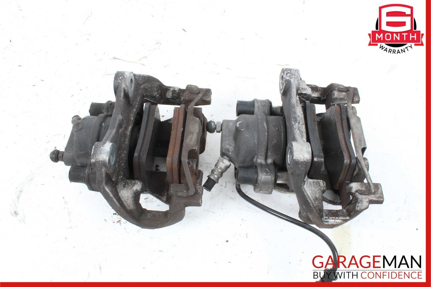 07-11 Mercedes W211 E350 E550 Rear Left & Right Brake Caliper Calipers Set OEM