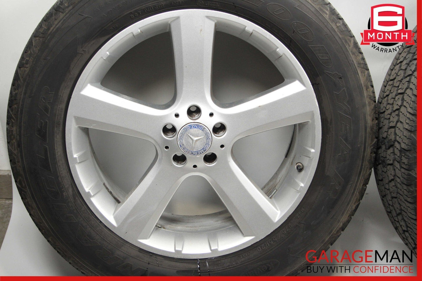 07-12 Mercedes X164 GL450 GL550 8.5JxR20 20" ET56 Wheel Tire Rim Set of 4 Pc