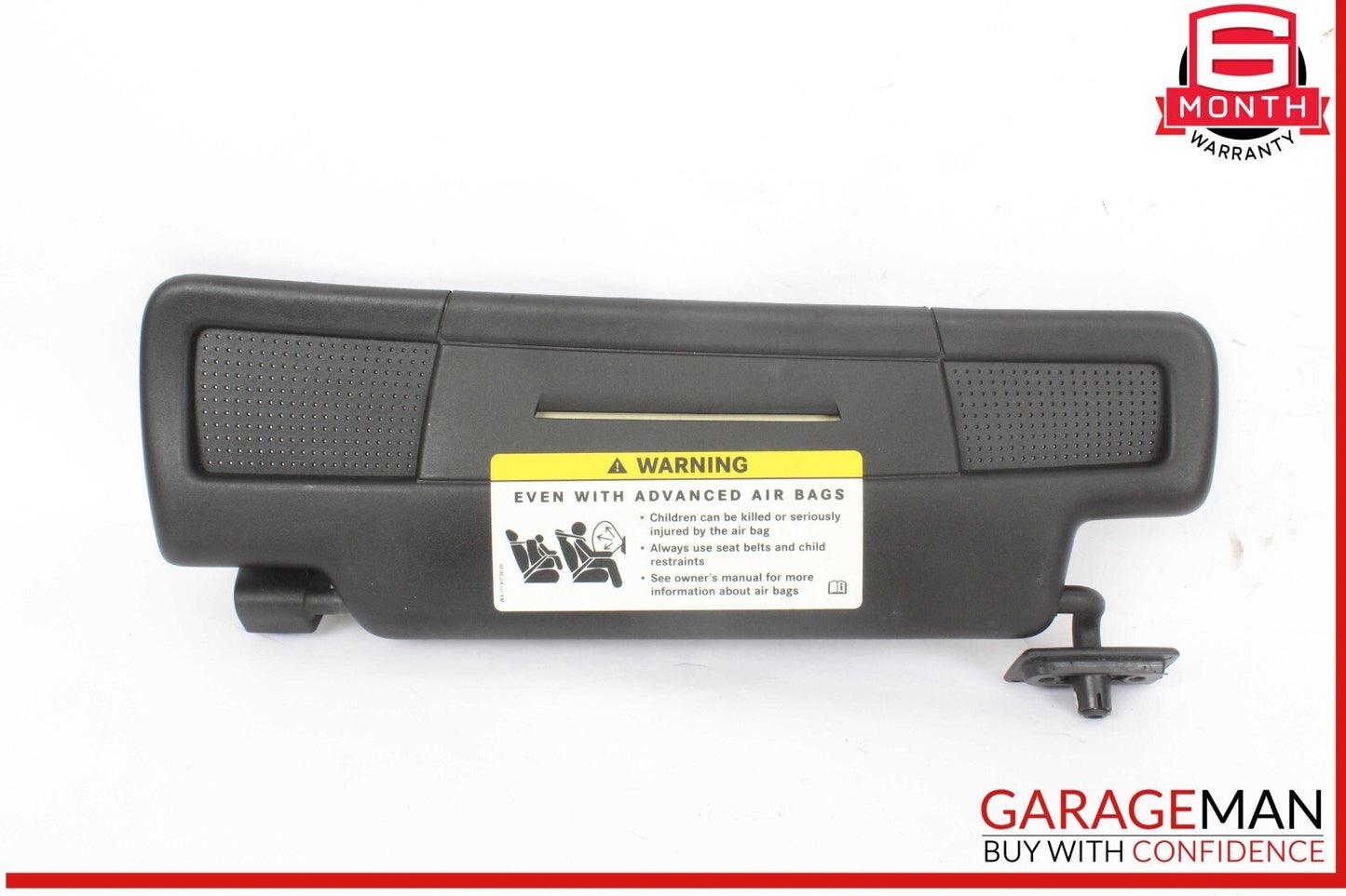 05-11 Mercedes R171 SLK300 Front Right Side Sun Visor Sunvisor Shade Black OEM