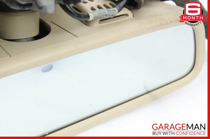 10-13 Mercedes W207 E350 E550 Interior Top Upper Rear View Mirror Assembly Beige