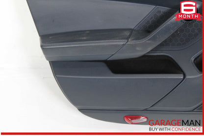 10-16 Porsche Panamera 970 Front Left Side Interior Door Panel Black OEM