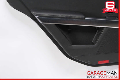 10-15 Mercedes X204 GLK250 GLK350 Rear Left Driver Interior Door Panel Black OEM