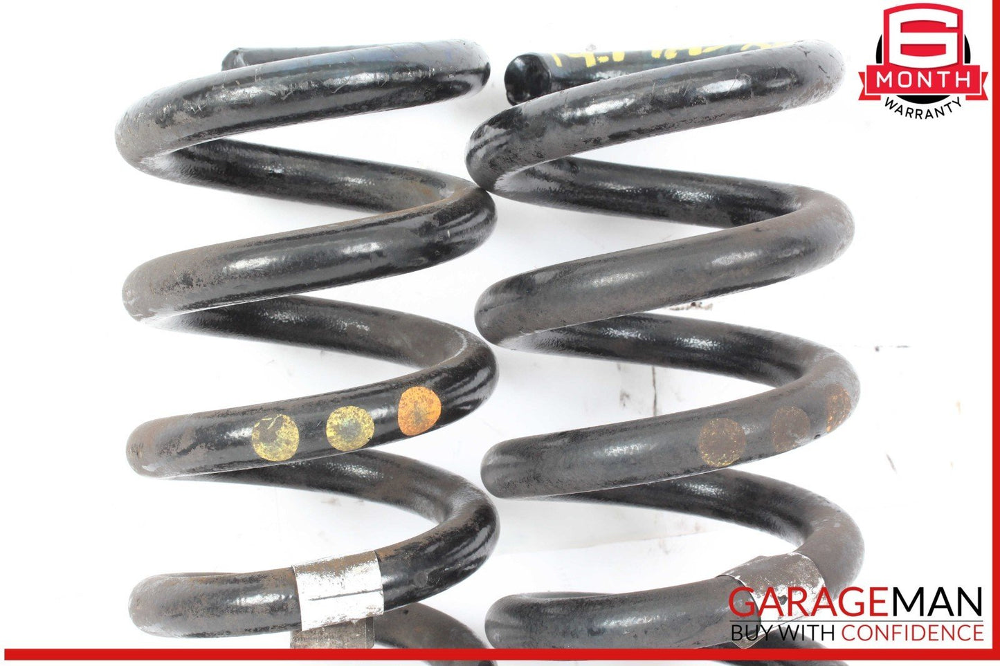 14-17 Maserati Ghibli S Rear Right & Left Suspension Coil Spring Absorber Set