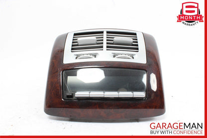 07-13 Mercedes W221 S550 Rear Center Console A/C Air Vent Trim Climate Control