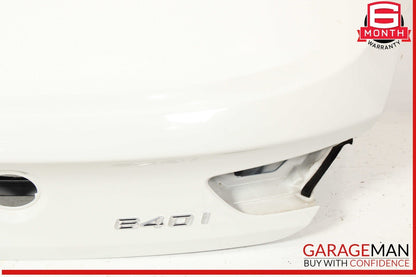 12-18 BMW 640i 650i F06 Trunk Lid Panel Assembly White OEM