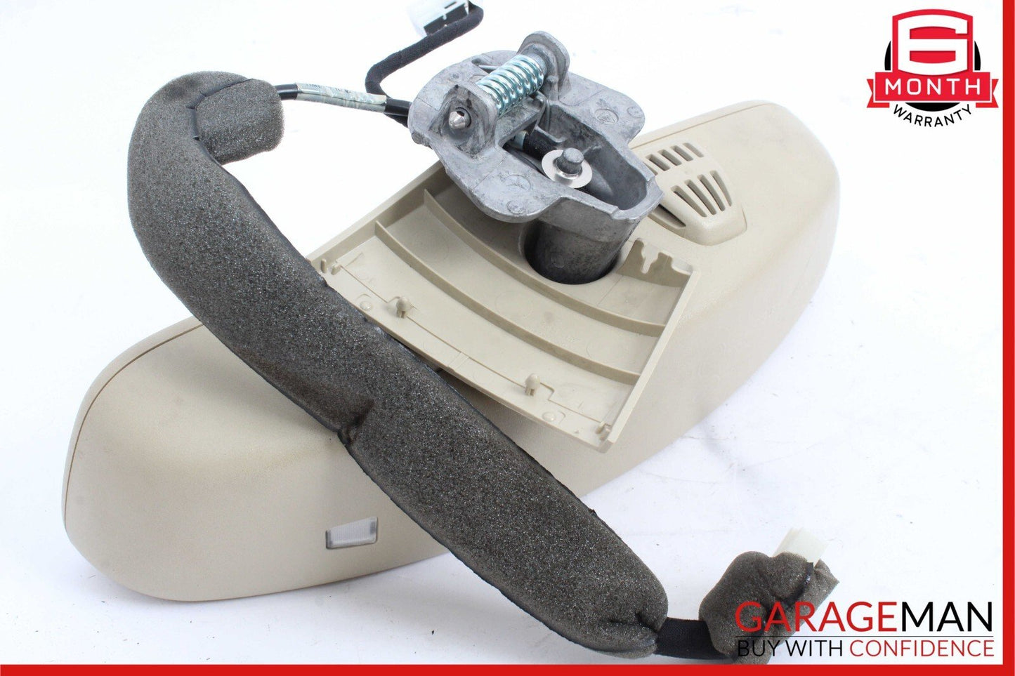 08-14 Mercedes W204 C300 C350 Front Top Upper Rear View Mirror Assembly Beige