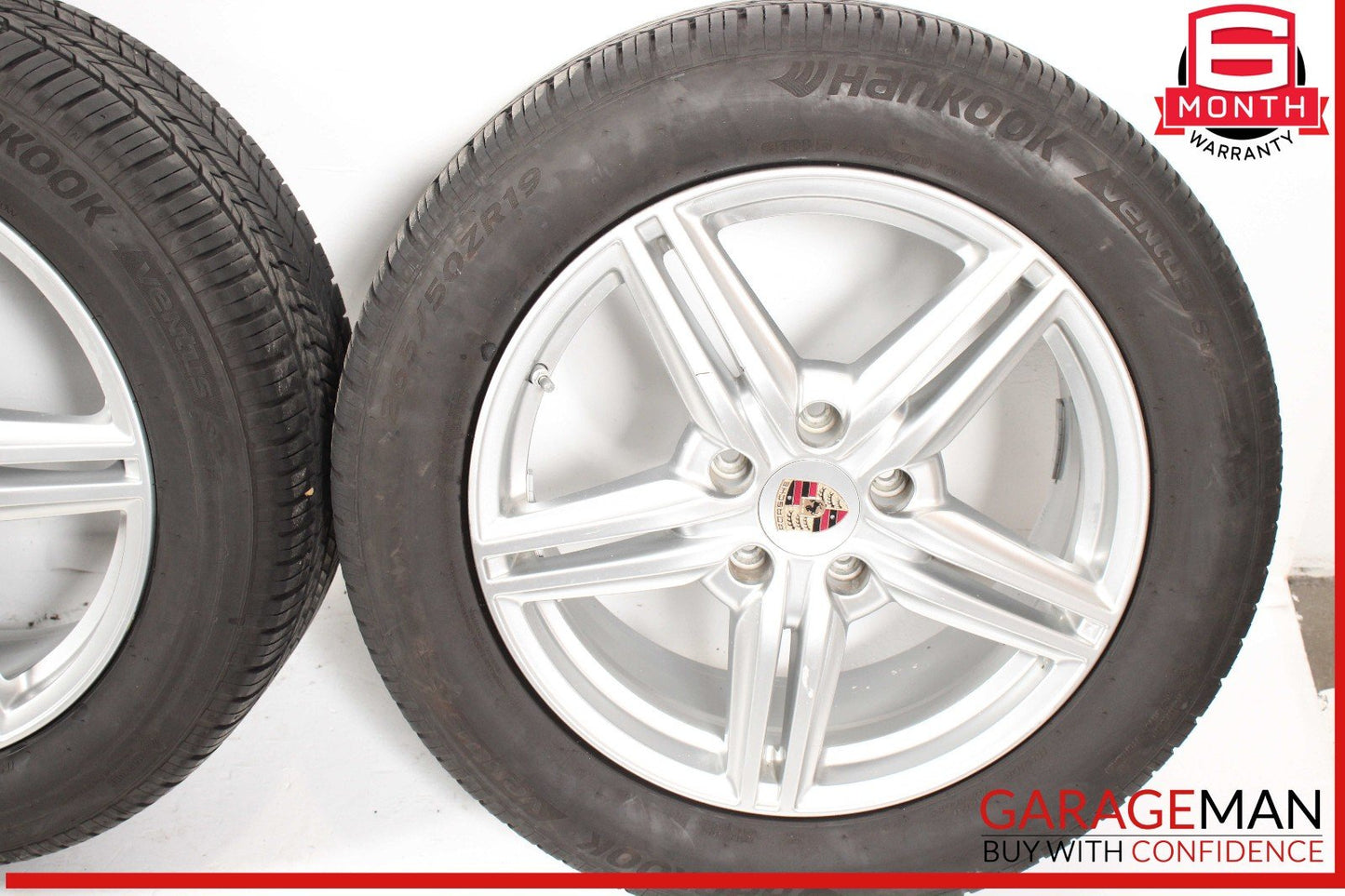 11-18 Porsche Cayenne 958 8.5x19 19" Complete Wheel Tire Rim Set of 4 Pc OEM
