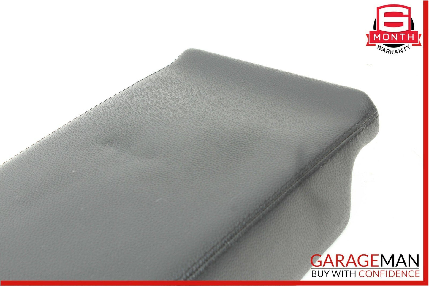 03-06 Mercedes R230 SL500 Center Console Rear Lid Cover Panel Leather Black OEM