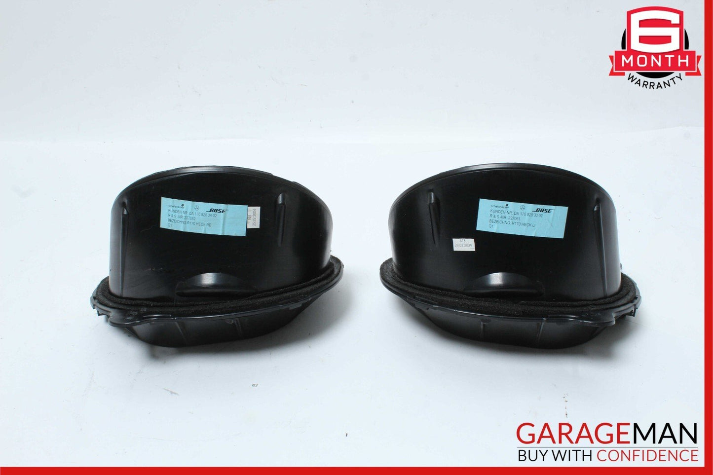 97-04 Mercedes R170 SLK230 Rear Left & Right Door Sound Speakers Set of 2 Pc