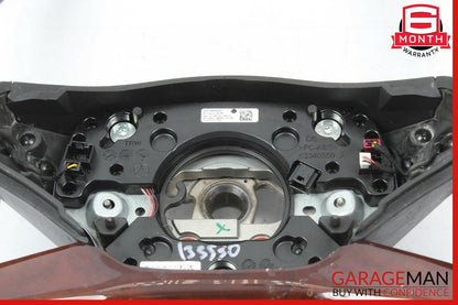 10-14 Mercedes S550 CL550 4 Spoke Steering Wheel w/ Paddle Shifters Wood Black