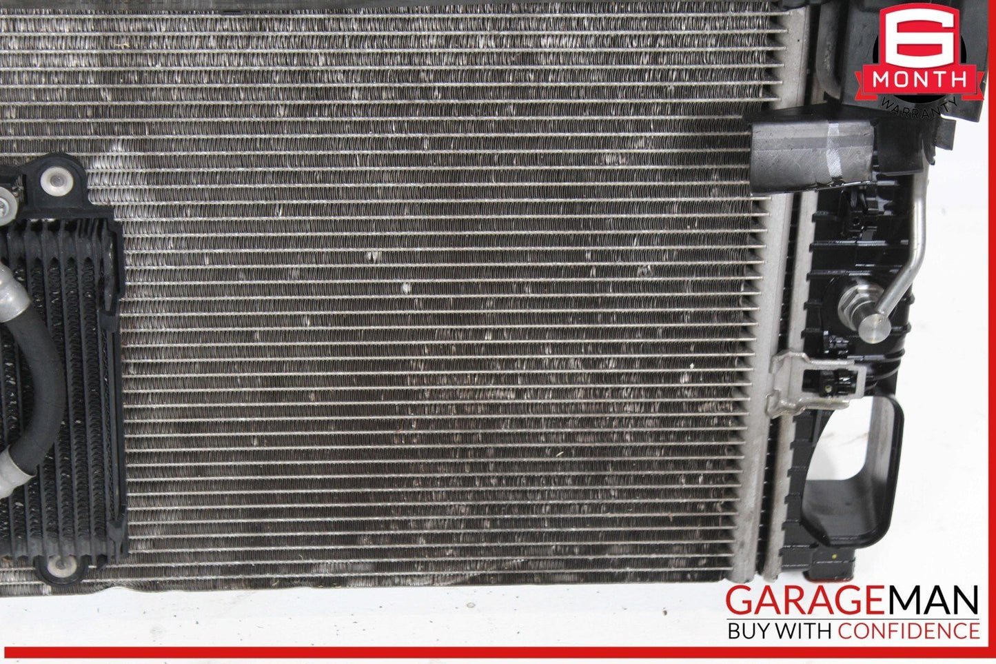 03-08 Mercedes W220 S55 AMG Engine Cooling Radiator AC A/C Condenser Assembly