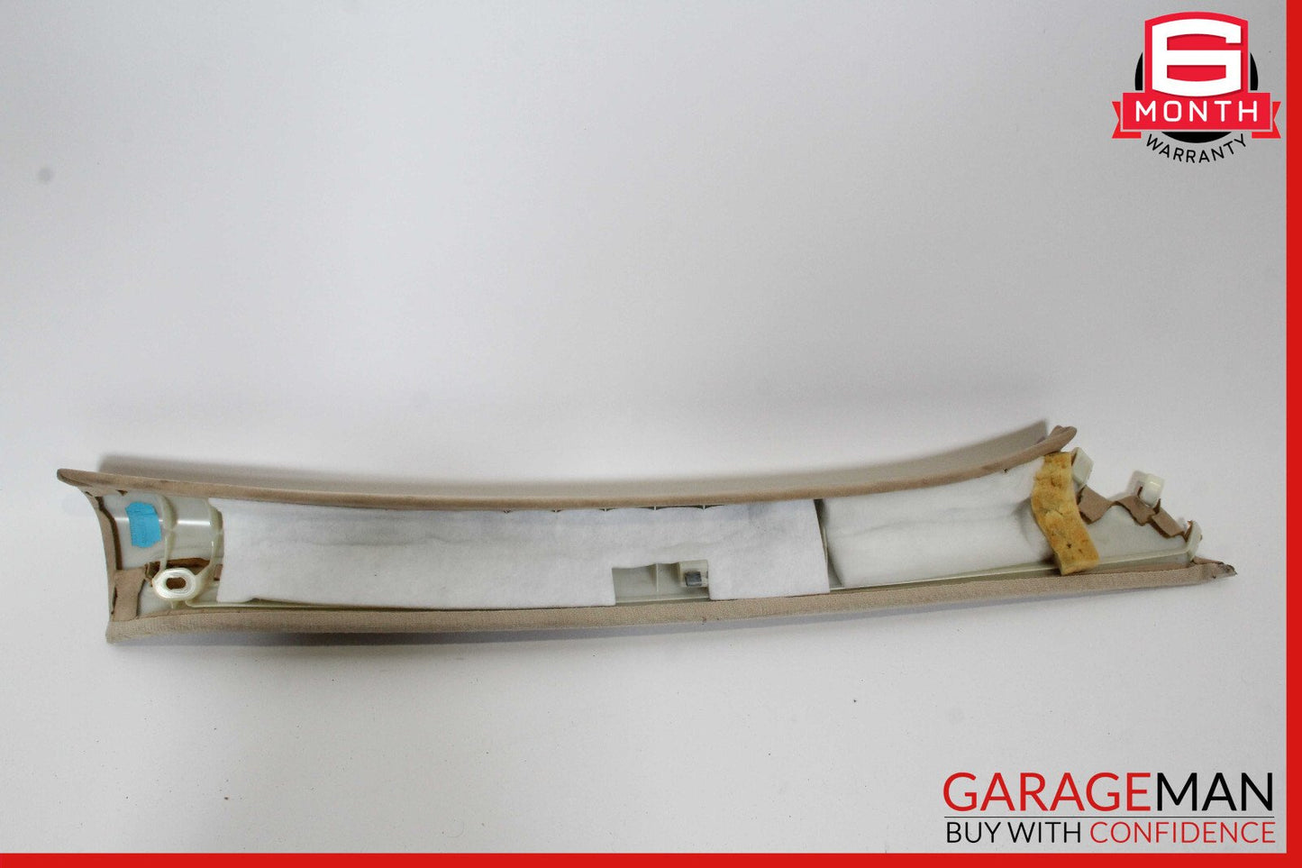 07-09 Mercedes W221 S600 Roof Headliner Pillar Trim Assembly Suede Alcantara