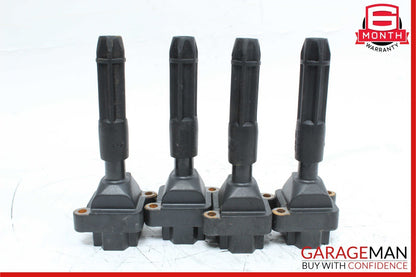 97-04  Mercedes R170 SLK230 Engine Ignition Coil Spark Plug Set of 4 Pc Assembly