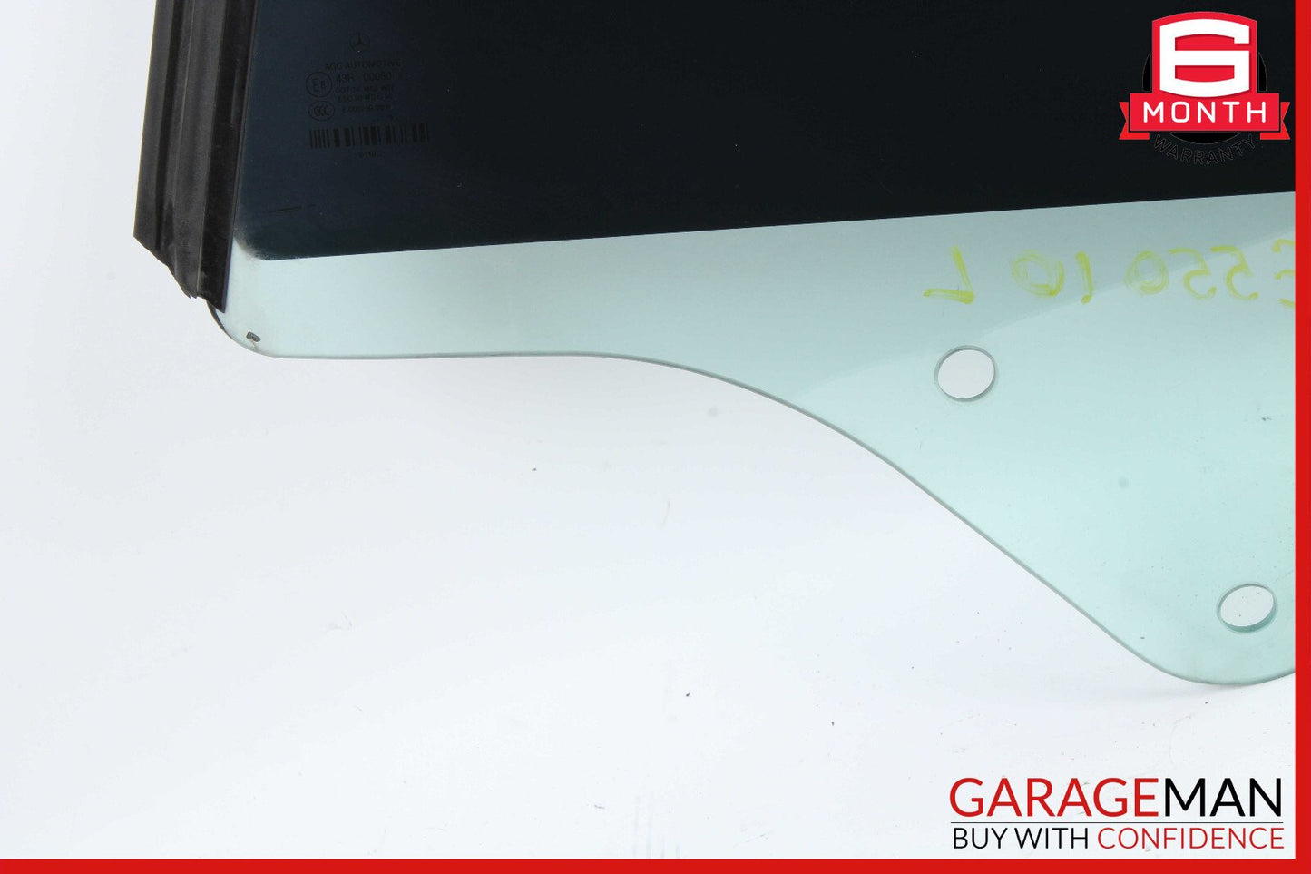 10-13 Mercedes W207 E350 E550 Coupe Rear Left Driver Quarter Window Glass OEM