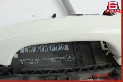 08-11 Mercedes W204 C300 Front Right Door Lock Latch Actuator w/ Handle White