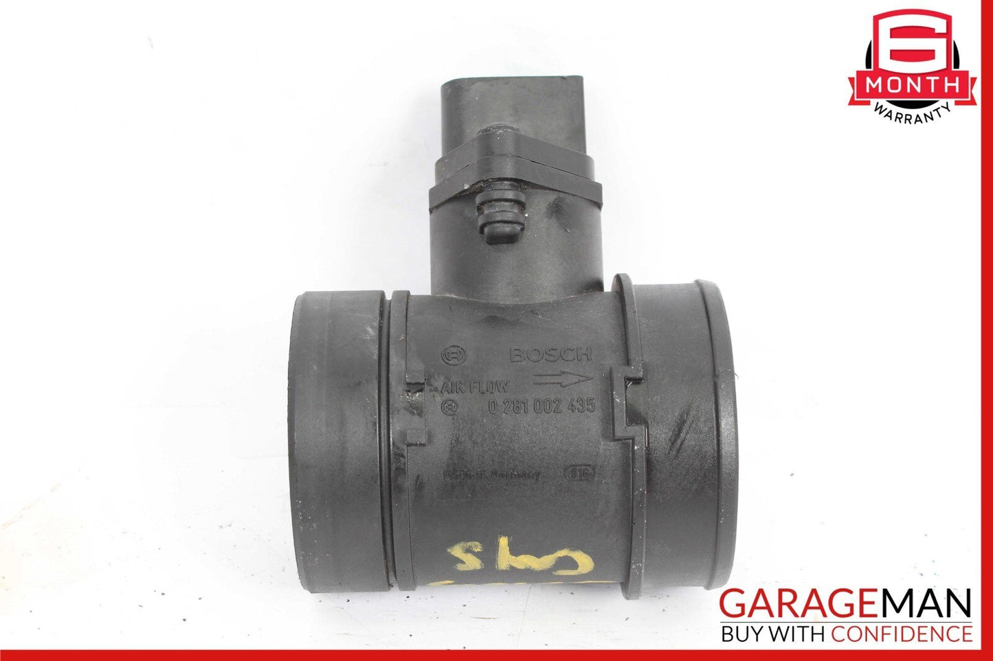 03-10 Porsche Cayenne S 955 957 Front Side Mass Air Flow Sensor Bosch OEM