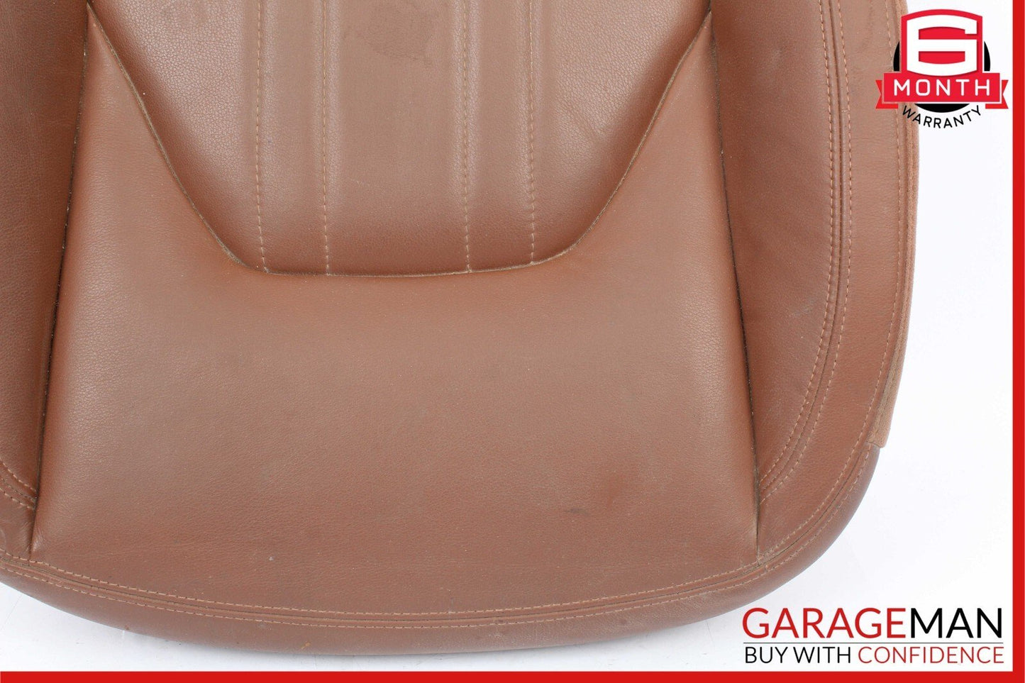 14-17 Maserati Ghibli Front Right Side Lower Bottom Seat Cushion Cover Brown OEM