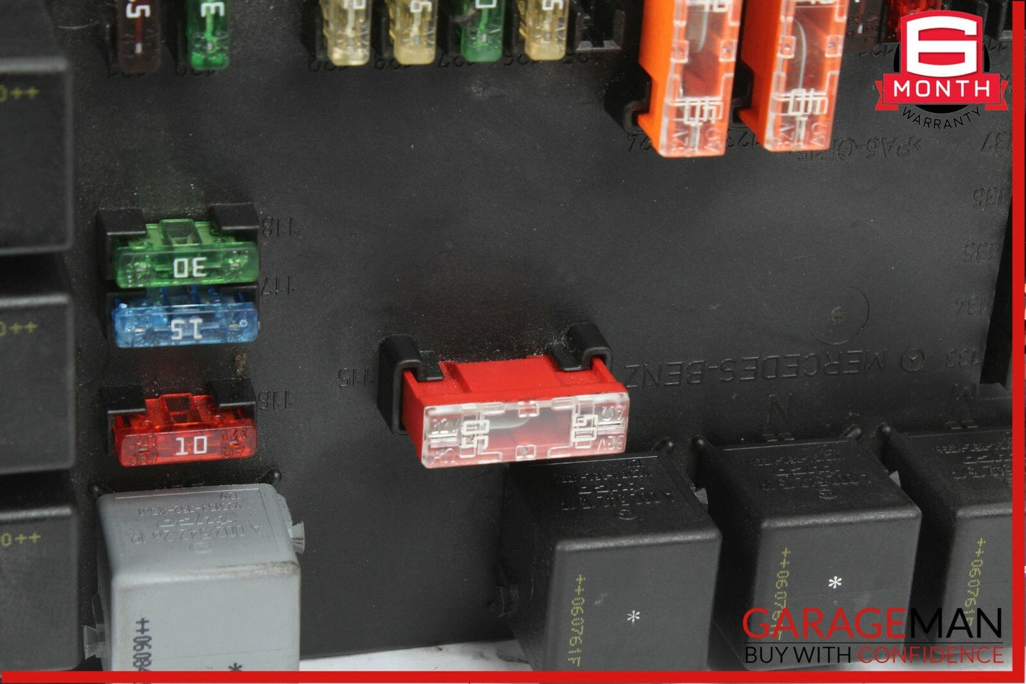 07-13 Mercedes S550 CL550 Rear Trunk Fuse SAM Relay Box Block Assembly