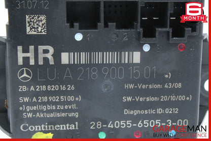08-14 Mercedes W204 C300 C350 Rear Right Door Control Module Unit 2189001501 OEM