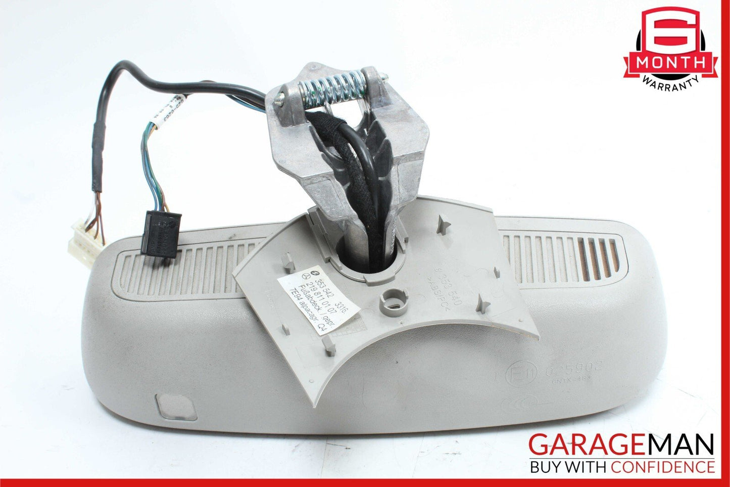 06-11 Mercedes W219 CLS550 CLS55 AMG Interior Rear View Mirror Gray OEM