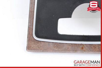 10-13 Mercedes W212 E400 E350 E550 Center Console Switch Trim Cover Bezel Wood