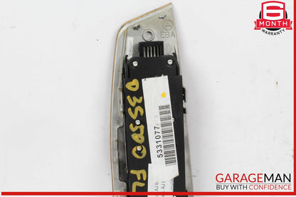 03-06 Mercedes W220 S500 Front Left Driver Side Master Window Switch Trim Wood