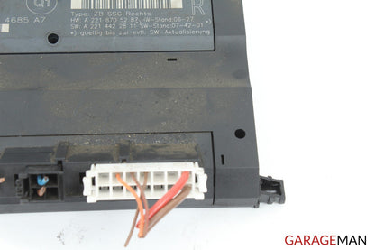 07-13 Mercedes W221 S550 Front Right Passenger Side Door Control Module A128 OEM