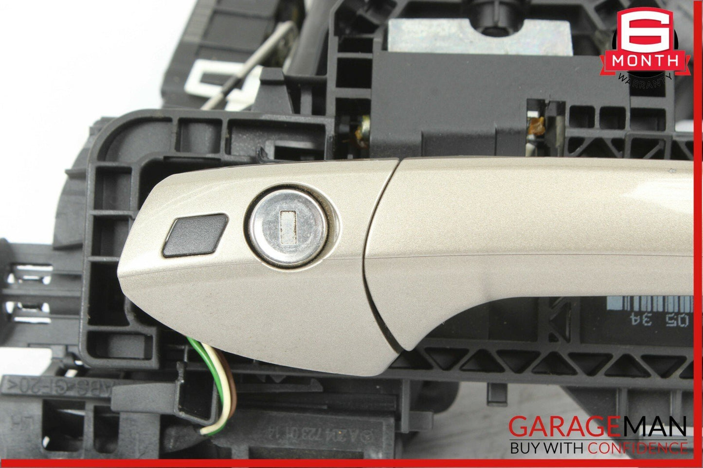 08-11 Mercedes W204 C300 Front Left Exterior Door Handle w/ Door Actuator Beige