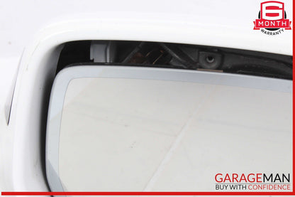 09-16 Audi S4 Front Right Passenger Side Door Rear View Mirror White OEM