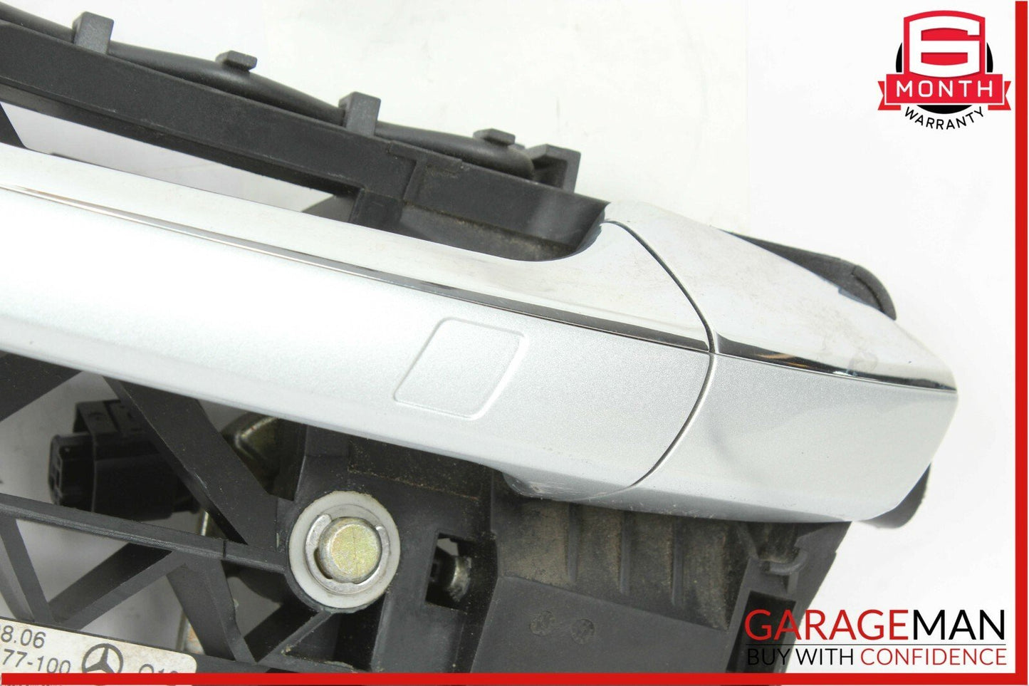 07-13 Mercedes W221 S550 Rear Left Exterior Door Handle Keyless Go Silver OEM