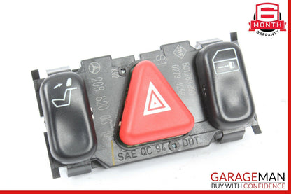 98-02 Mercedes E430 CLK430 Hazard Light Door Lock Switch Control Panel