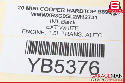 14-21 Mini Cooper Camera Control Module Unit OEM