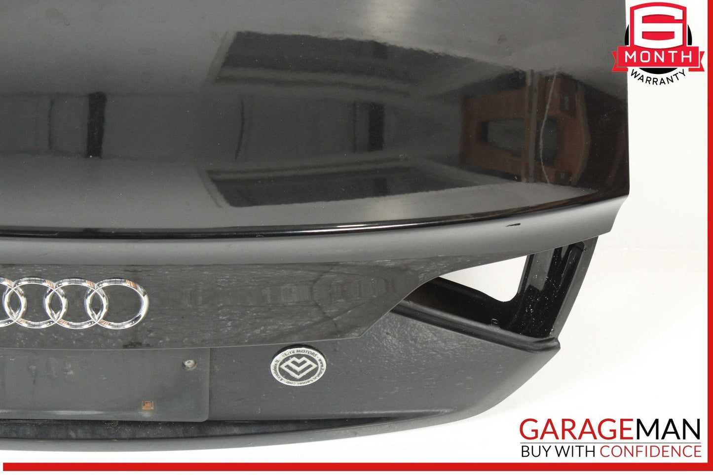 12-16 Audi S4 A4 Trunk Lid Shell Black OEM