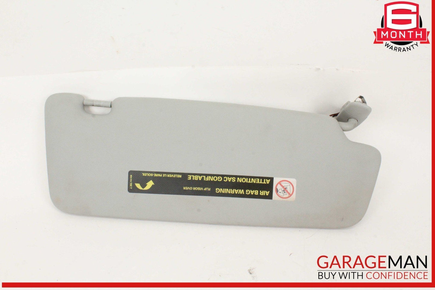 2009-2017 Audi A4 Front Left Driver Side Sun Visor Gray 8H0010501